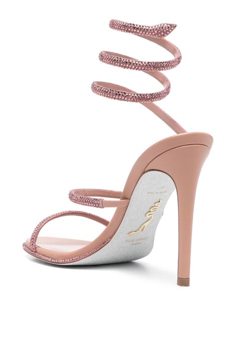 Sandali cleo con cristalli in rosa Rene caovilla - donna RENE CAOVILLA | C10416105R0015338